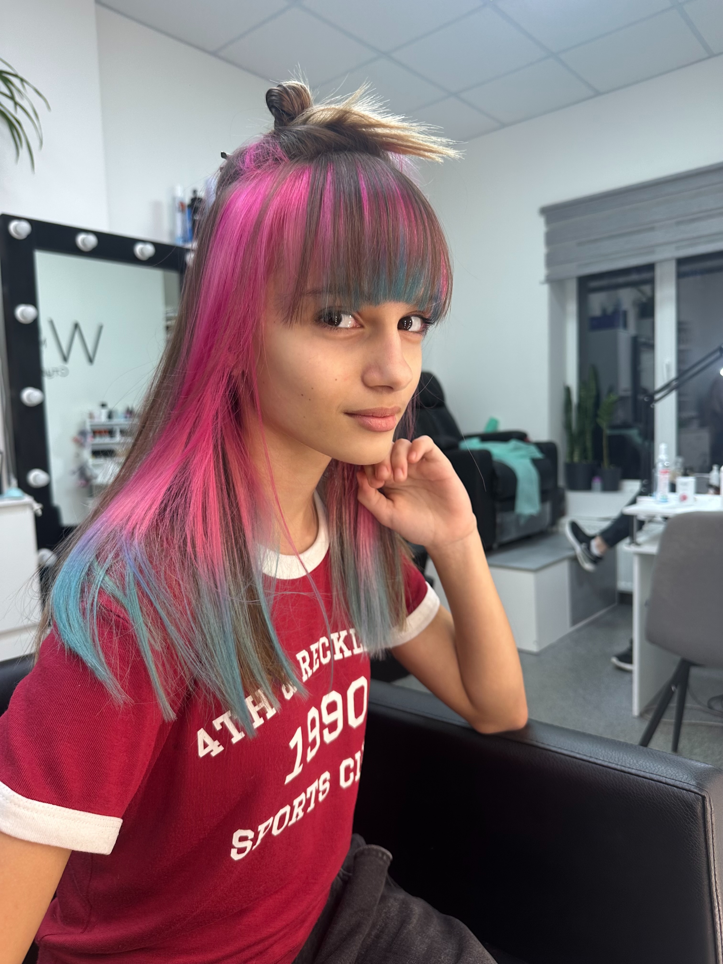 Складне фарбування передніх пасм контуринг, фото - Перукар-універсал Алина Соколова