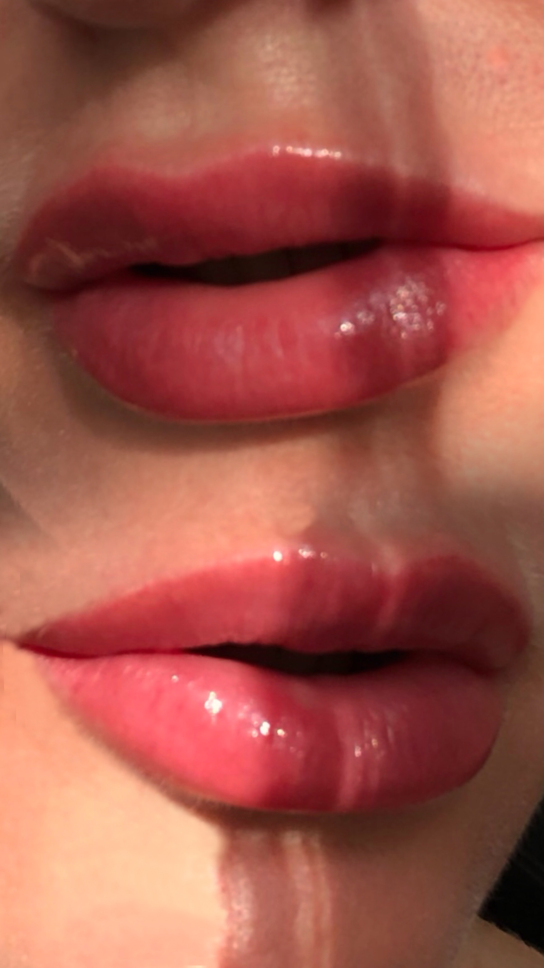 Акварельний татуаж губ перманентний макіяж, фото - Майстер татуажу Юлія Словіковська