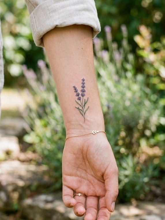 Для дівчат на зап'ясті кольорові, фото - Тату майстер Юлія Данилович