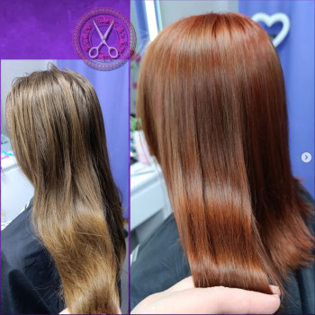 Вирівнювання прасочкою Укладання волосся