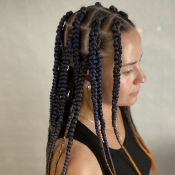 Box braids - крупні класичні коси з канекалоном