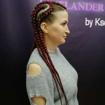 Зачіска з брейдами