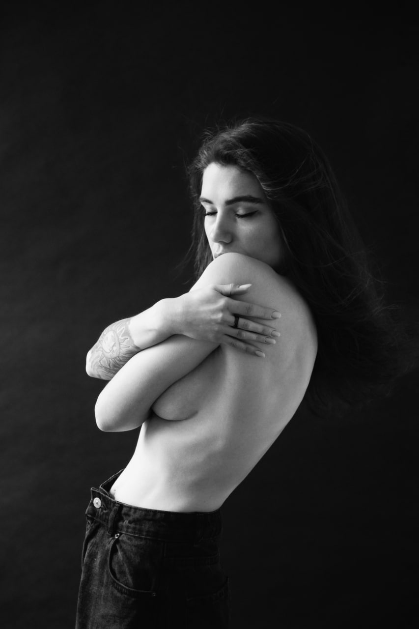 Чб фотосесія нюд індивідуальна, фото - Фотограф Гліб Мунтян