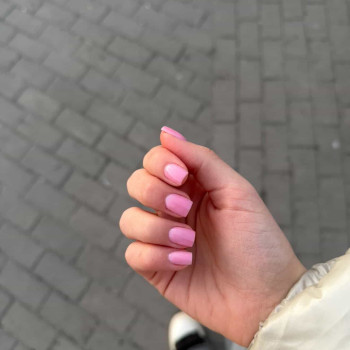 Ніжний манікюр весна рожевий, фото - Майстер манікюру Юлія Завалій