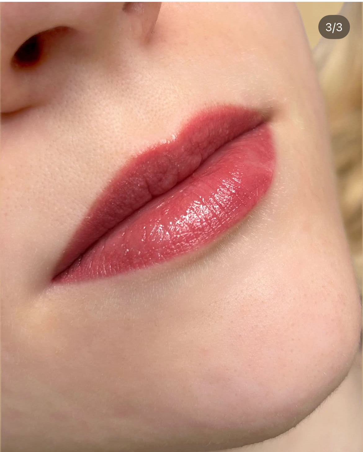 Акварельный татуаж губ перманент, фото - Мастер татуажа Александра Левчун