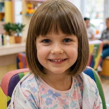 Стрижка каре детская для девочки, фото - Парикмахер София Болотина