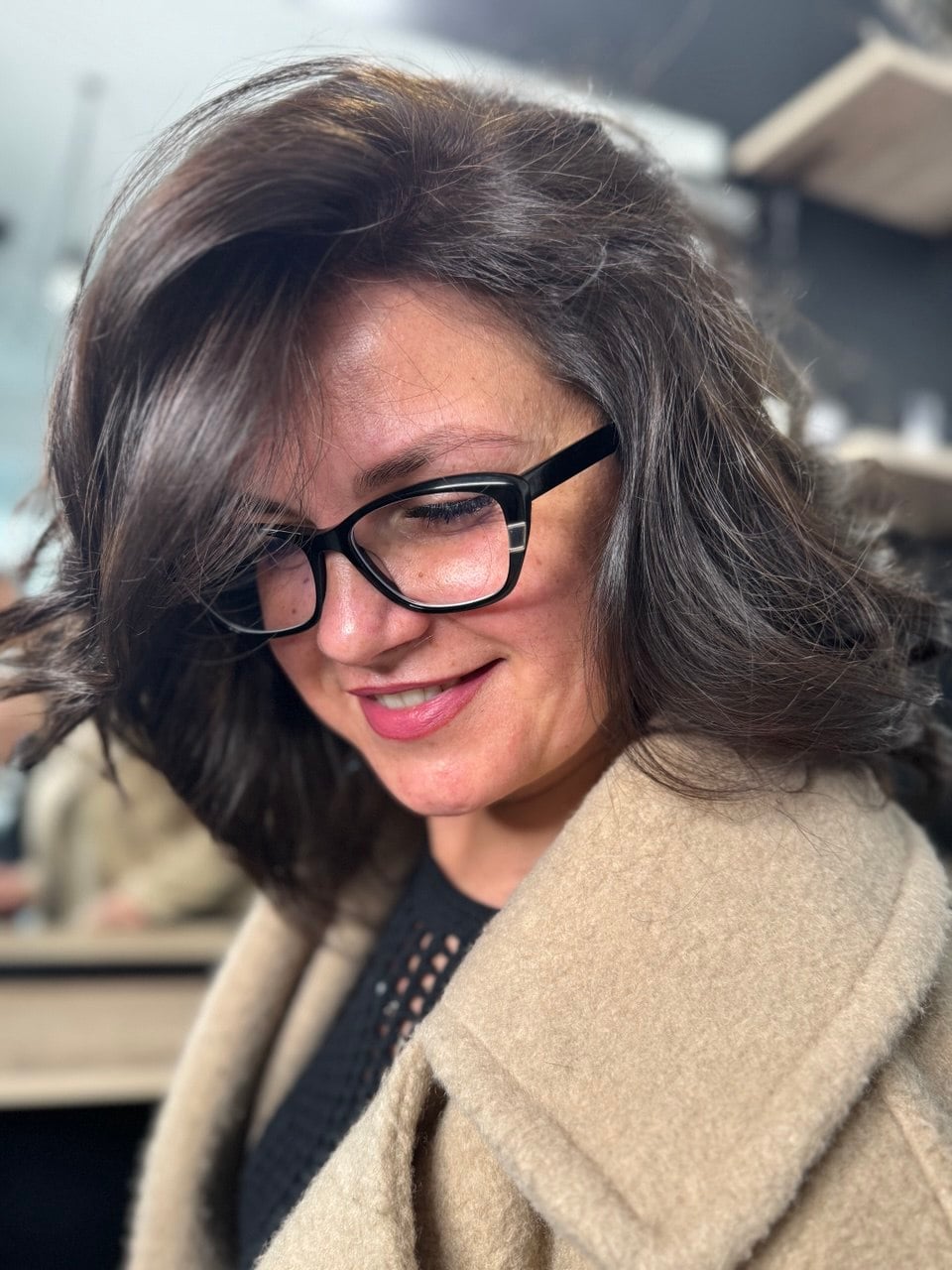 Стрижка каскад на середнє волосся лесенка, фото - Перукар Ірина Брачевская