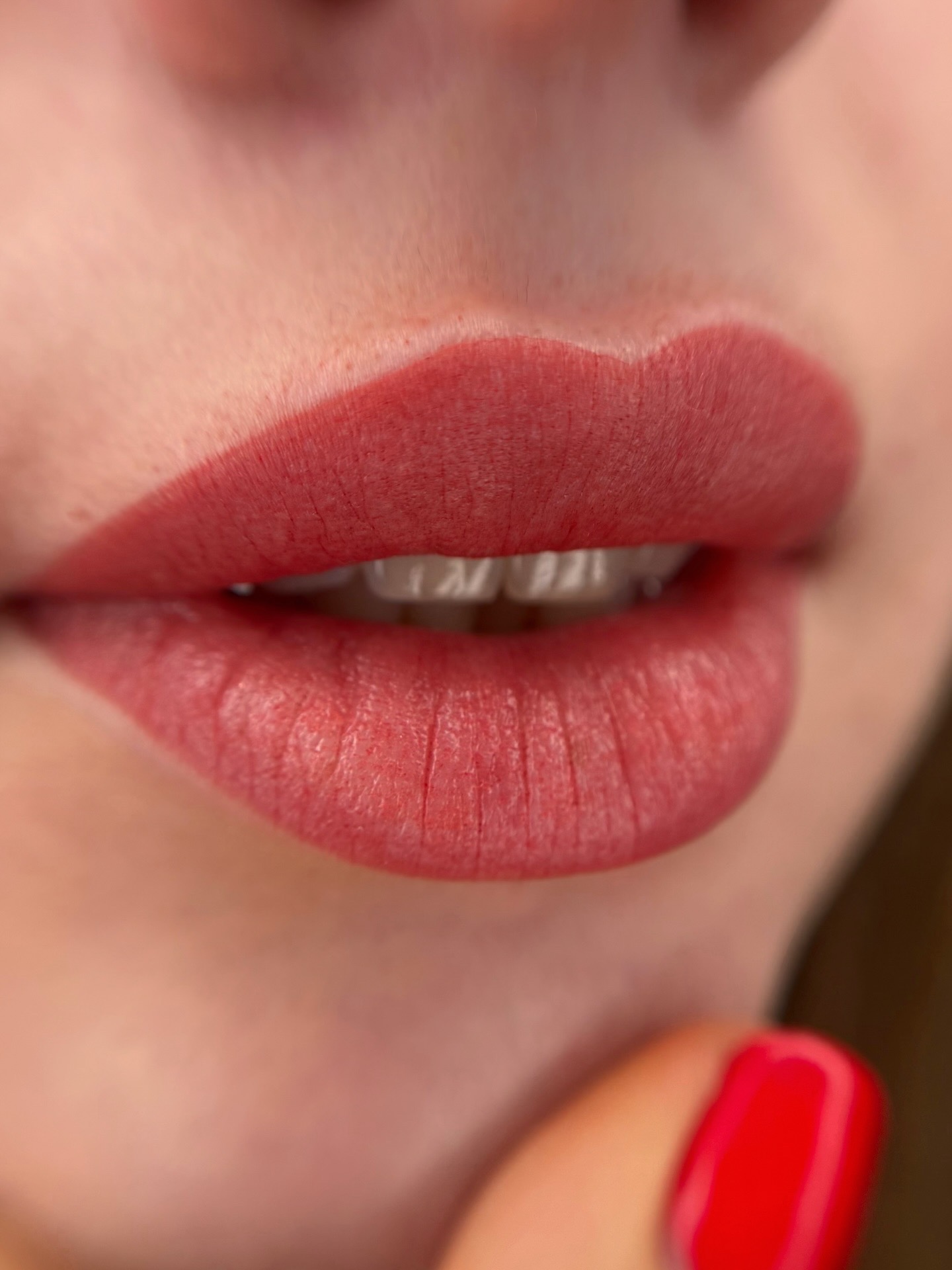 Акварельный татуаж губ перманент, фото - Мастер татуажа Дана