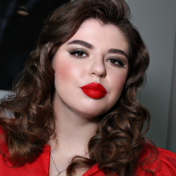 Вечірній макіяж для карих очей яскравий, фото - Викладач курсів краси Елена Соседко