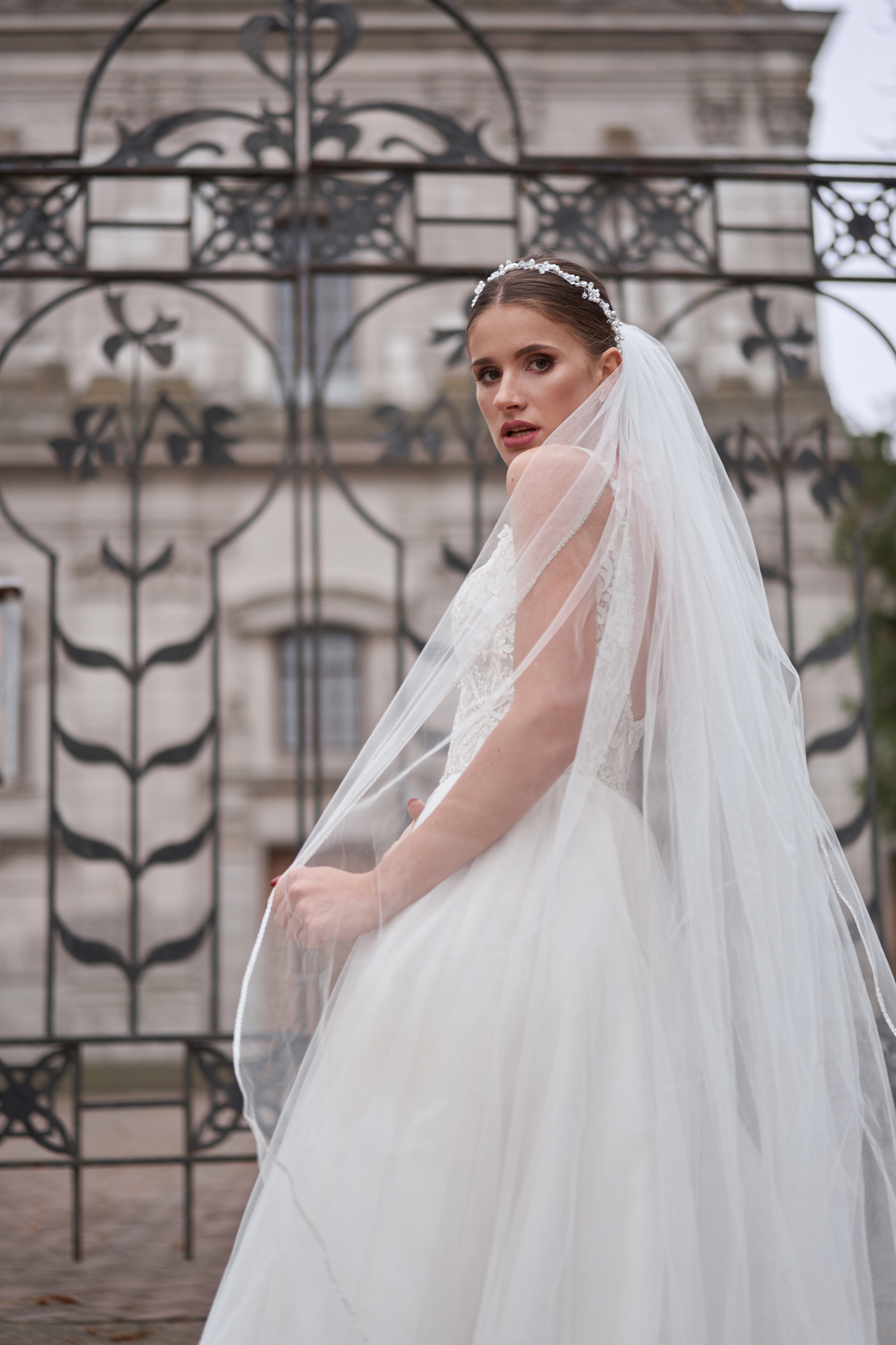 Весільна фотосесія портретна у похмуру погоду, фото - Весільний фотограф Віталій Смульський