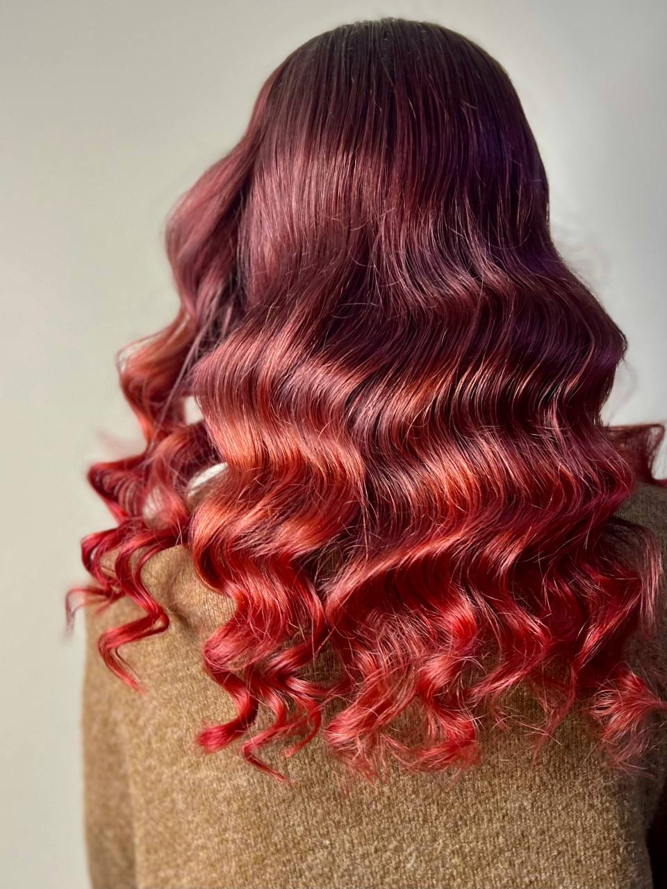 Сложное окрашивание омбре растяжка цвета, фото - Парикмахер Оля Кравченко