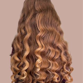 Теплый блонд бежевый натуральный, фото - Парикмахер Оля Кравченко