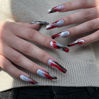 Нарощення на тіпси, фото - Майстер манікюру Марина Пешкова