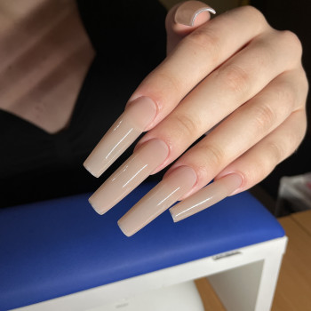 Нарощення на тіпси екстралонг, фото - Майстер манікюру Марина Пешкова