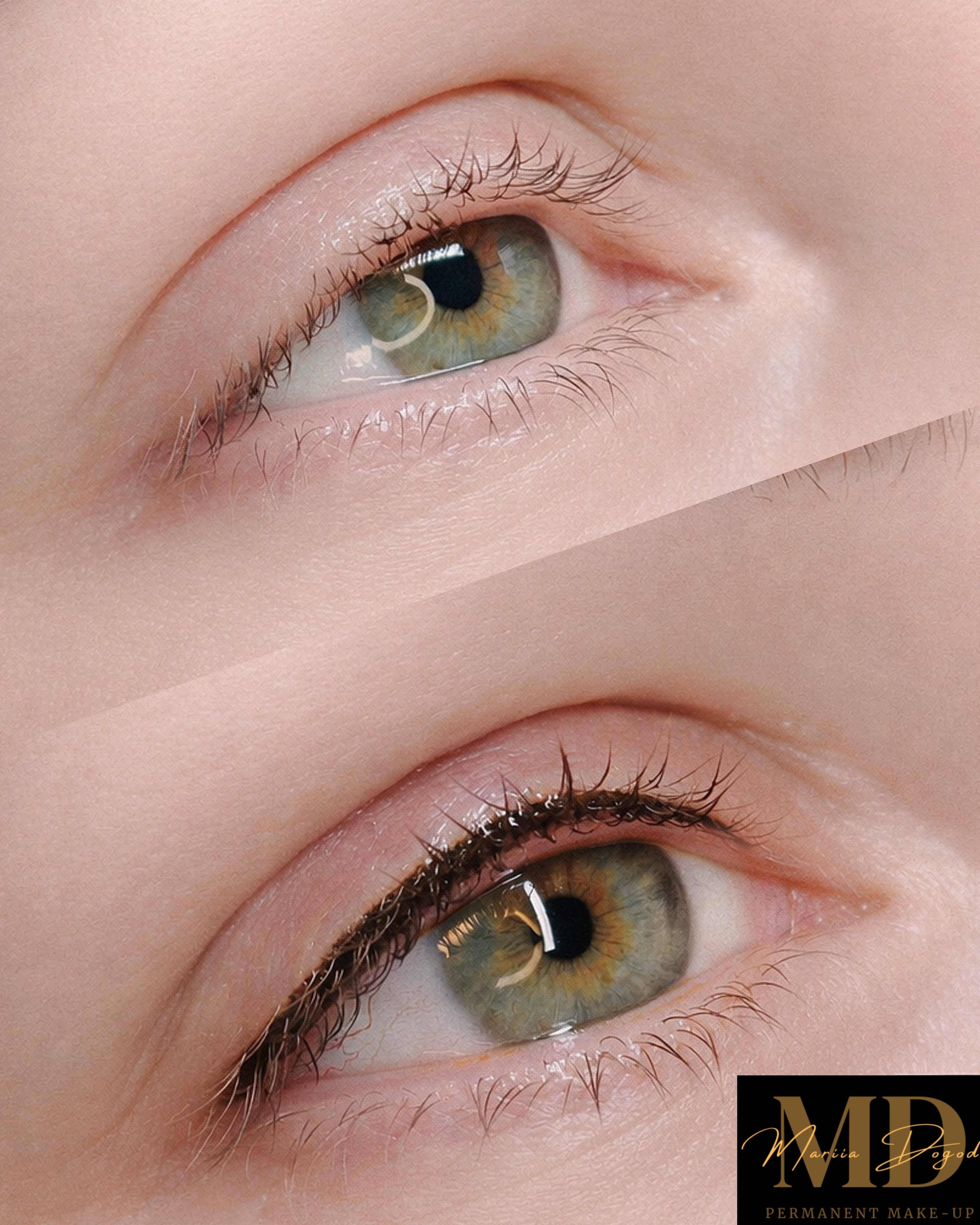 Заповнення міжвійного простору, фото - Майстер татуажу Марія Догод