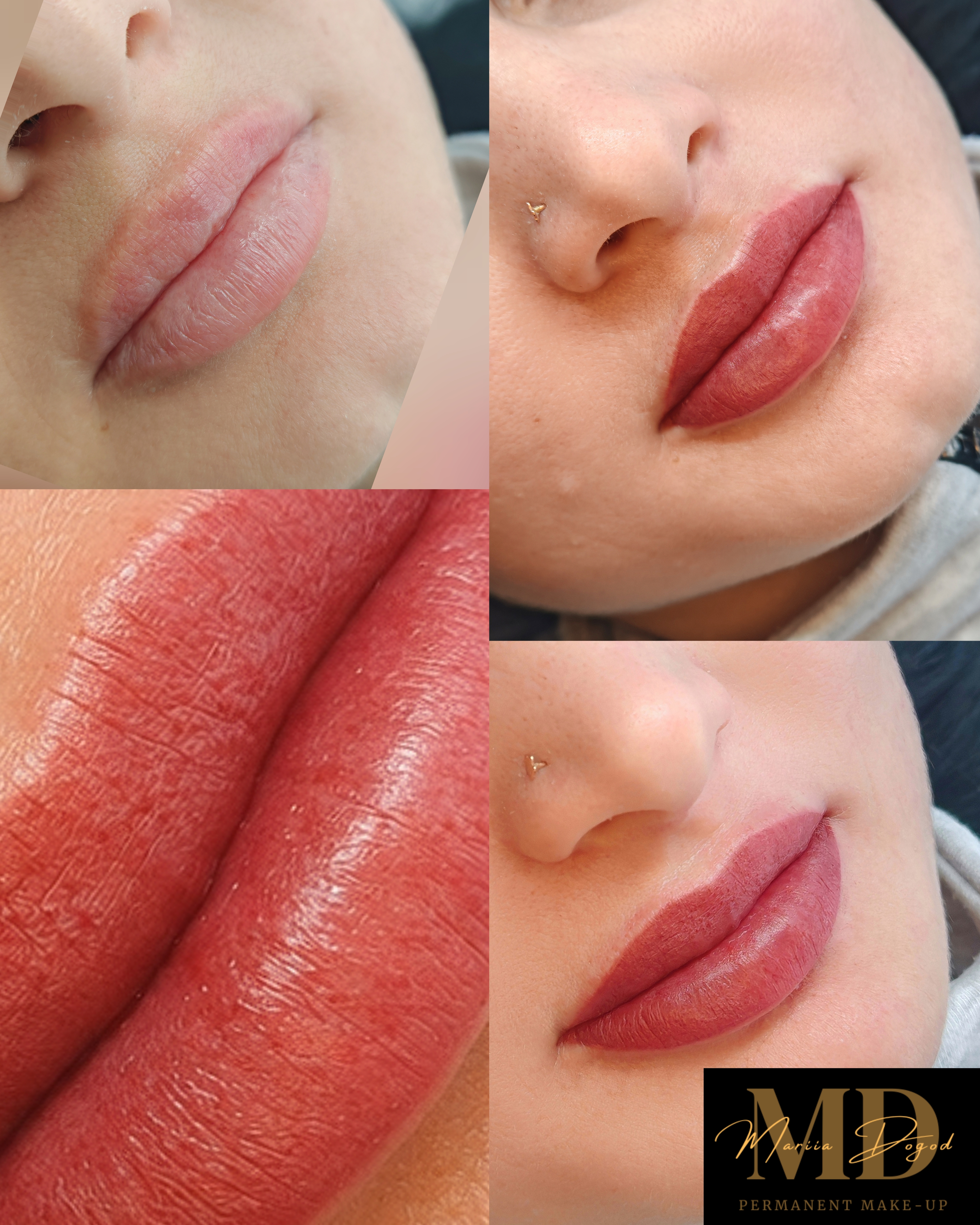 Перманентний макіяж губ, фото - Майстер татуажу Марія Догод
