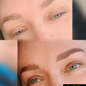 Перманентний макіяж брів у техніці "Волосок)"