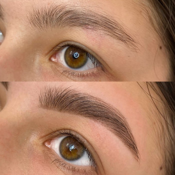 Корекція та фарбування брів