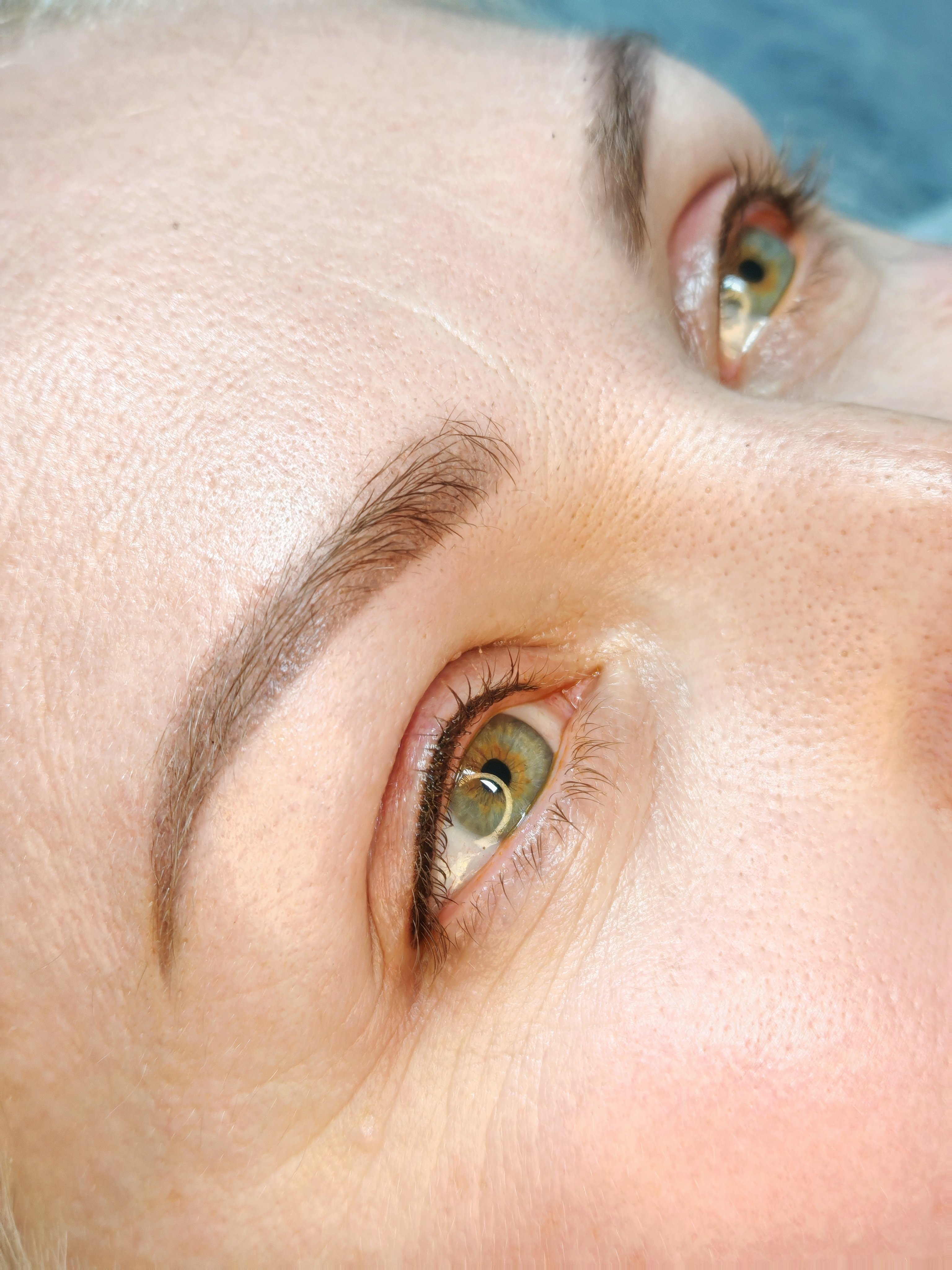 Загоєні Пудрові Брівки та свіжа міжвійка, фото - Майстер татуажу Марія Догод