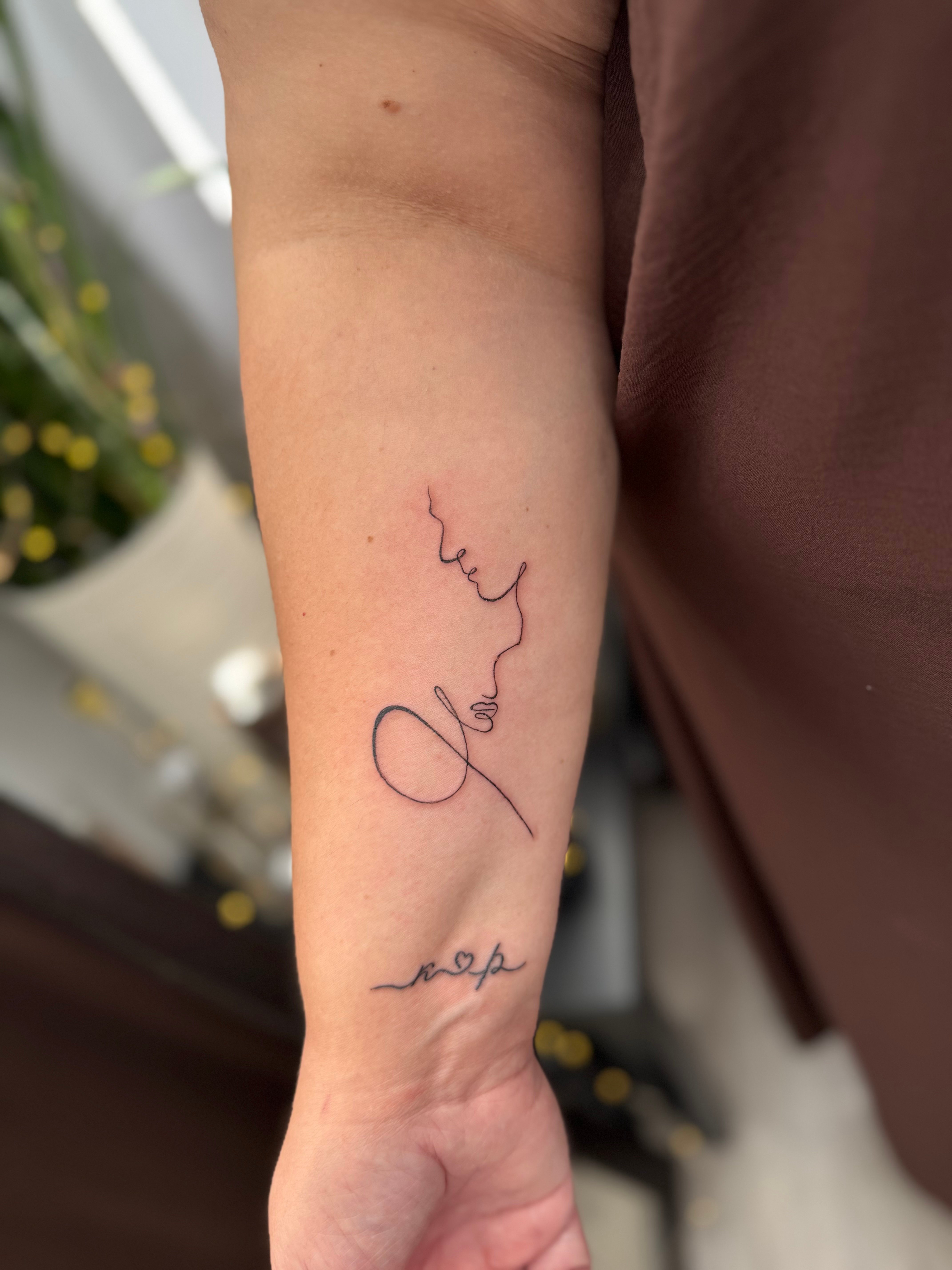 Для дівчат мінімалізм міні, фото - Тату майстер Світлана Тімошенко