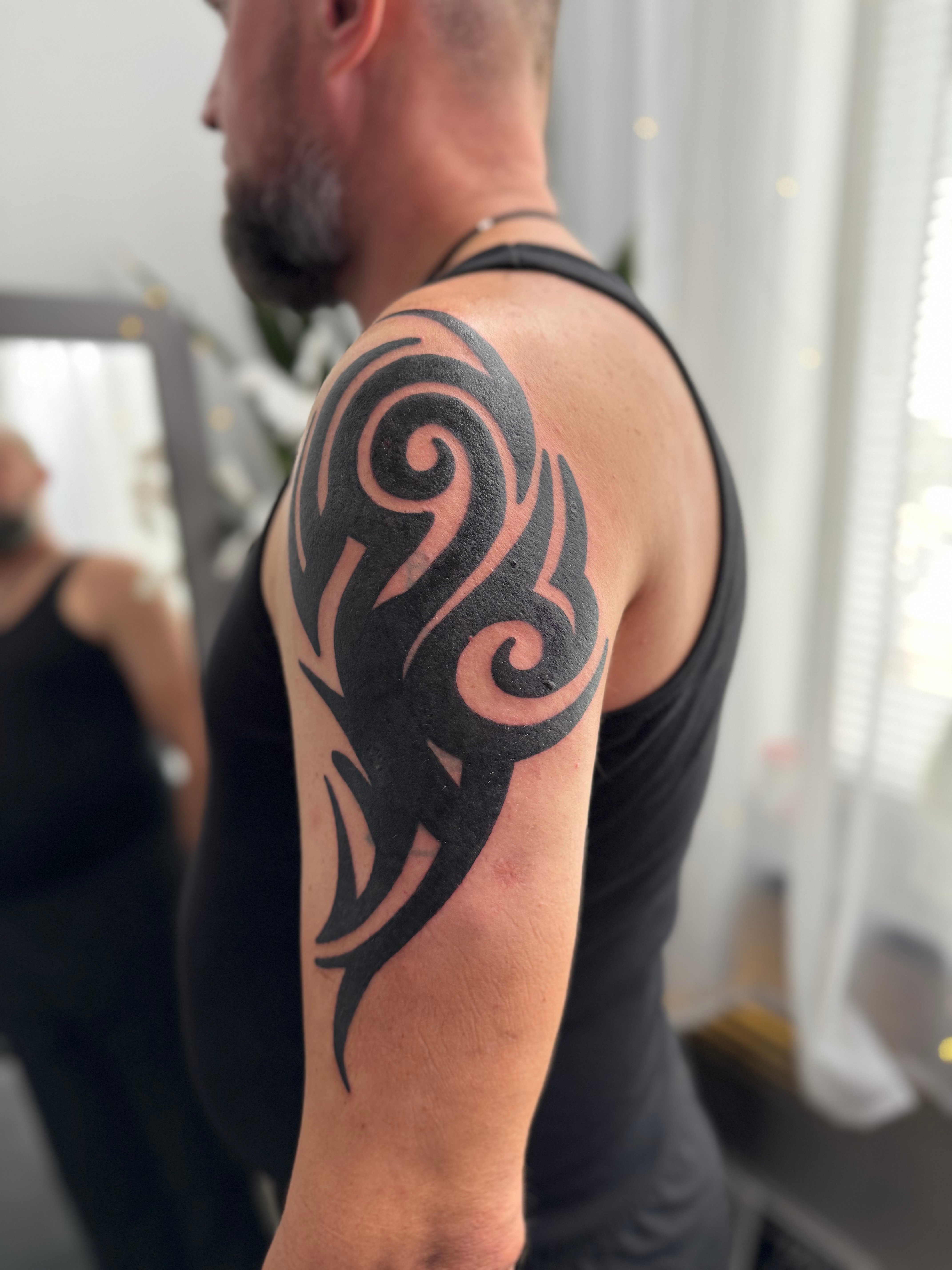 Полінезія орнаментал, фото - Тату майстер Світлана Тімошенко