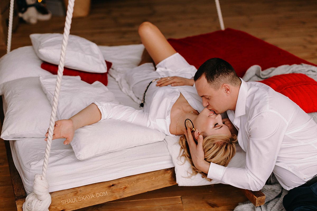 Сімейна фотосесія еротична пари, фото - Весільний фотограф Анна Шаульская