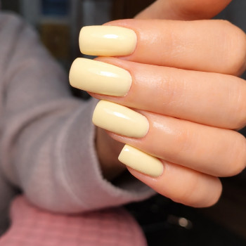 Желтый маникюр лимонный на пасху, фото - Мастер маникюра Любовь Гонтюк