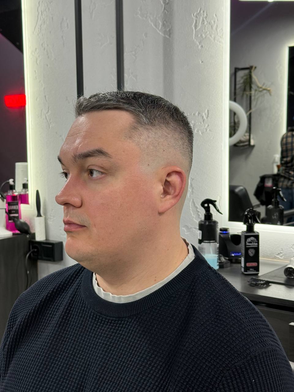 Чоловіча стрижка бокс на коротке волосся, фото - Барбершоп ViceCity