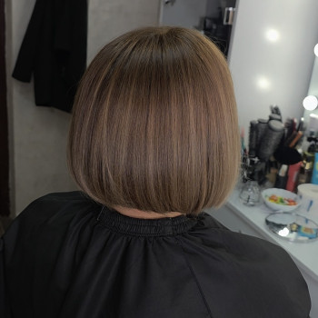 Фарбування волосся та стрижка, фото - Парикмахер-колорист Альона Землякова