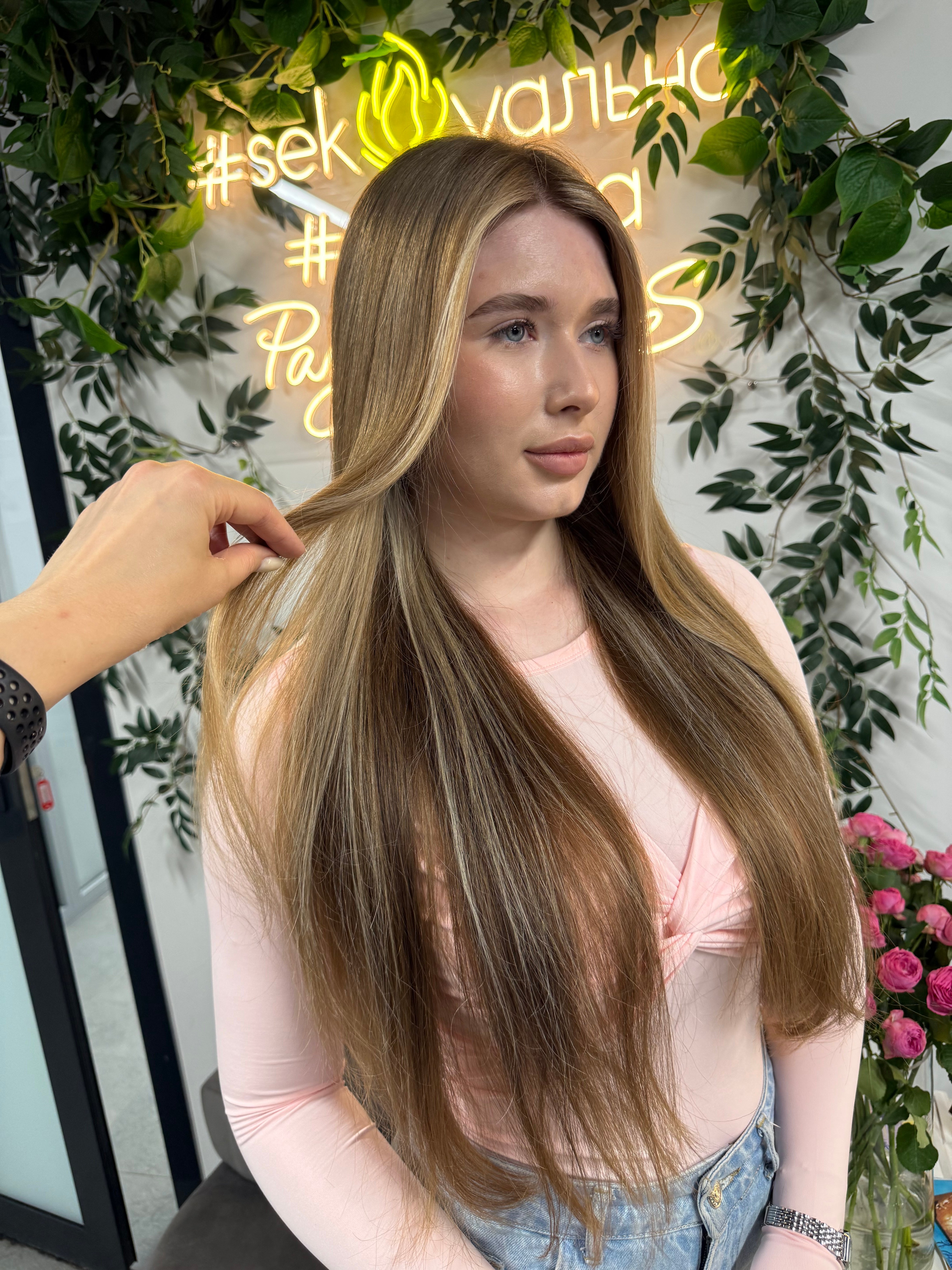 Контуринг волосся на русяве контурінг темне, фото - Перукар Наталі Костюкович