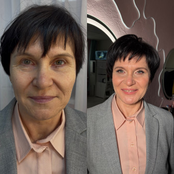 Макіяж 55+ Віковий макіяж Діловий макіяж