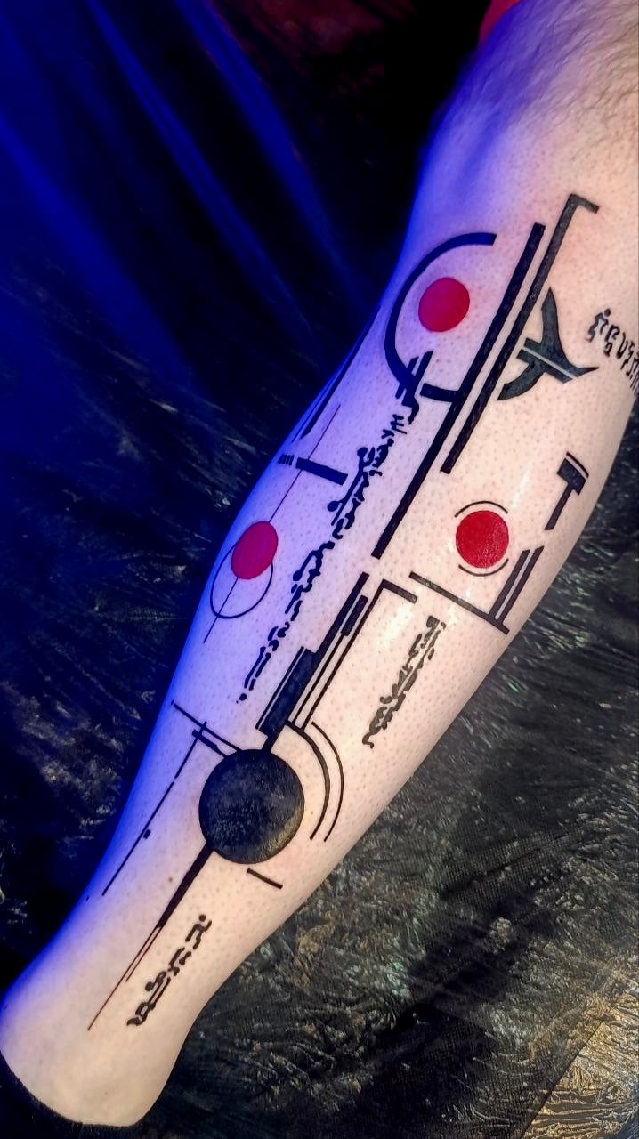 Для хлопців кольорові на литці, фото - Тату салон Free Art Tattoo