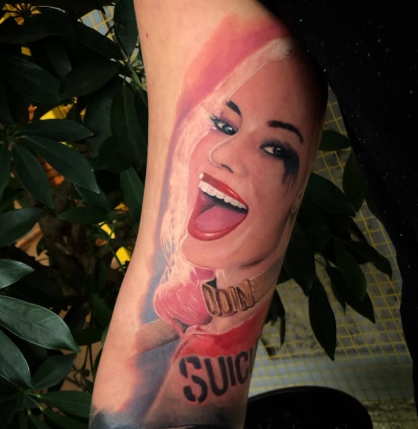 Мужские на предплечье цветные, фото - Тату салон Free Art Tattoo