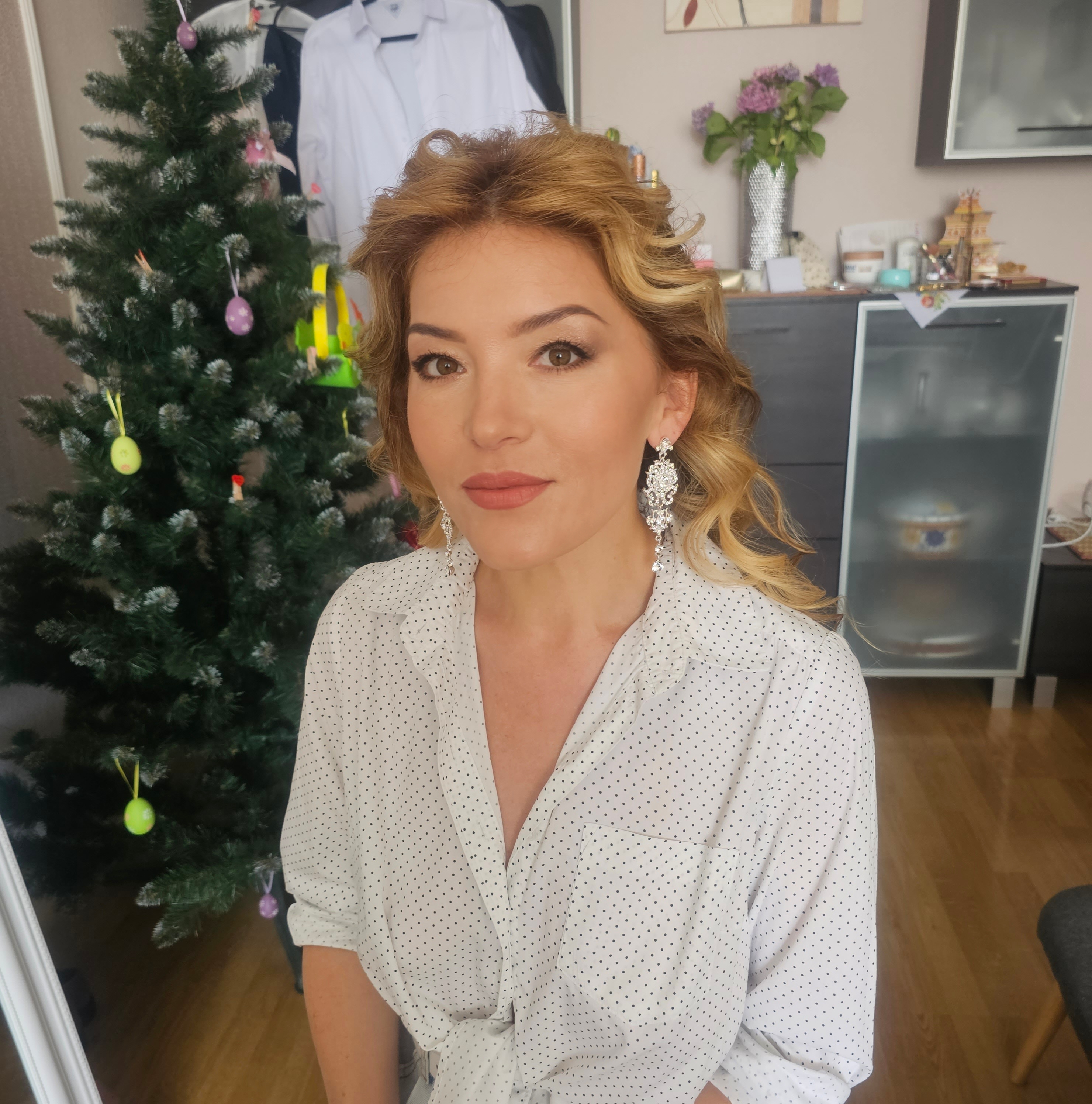 Макіяж для навислих повік ніжний, фото - Візажист Мар'яна Пономарьова
