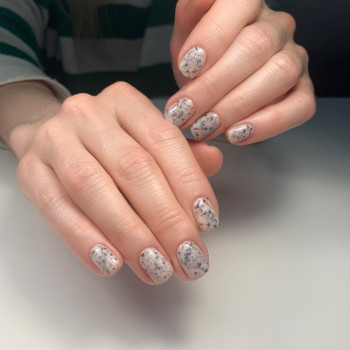 Маникюр с дизайном сногсшибательный, фото - Мастер маникюра Анна Домбровская