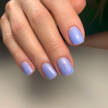 Манікюр на короткі нігті ніжний з блискітками, фото - Майстер манікюру Анна Домбровська