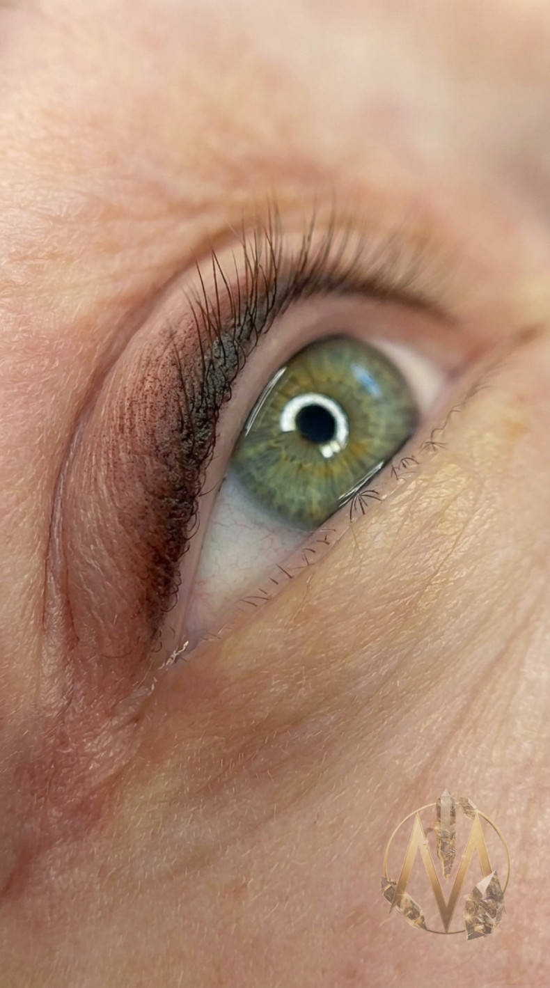 Межресничный татуаж перманентный макияж век, фото - Мастер татуажа Алина Москаленко