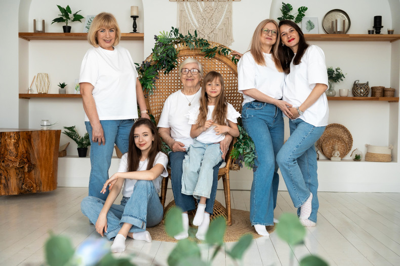 Сімейна фотосесія у студії, фото - Сімейний фотограф Олексій Єремєєв