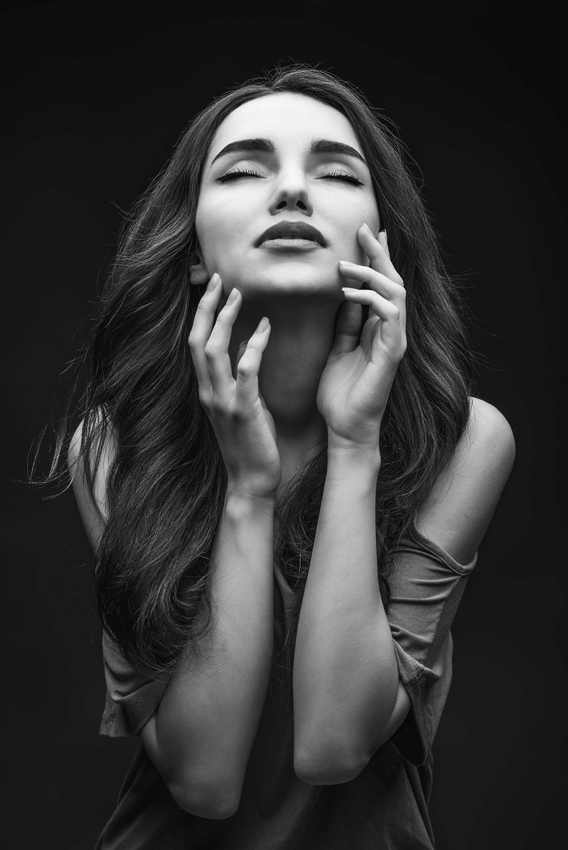Чб фотосесія портретна індивідуальна, фото - Сімейний фотограф Олексій Єремєєв