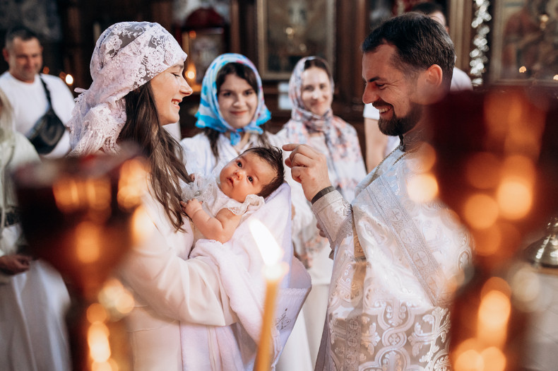 Фотосесія хрестин хрещення, фото - Сімейний фотограф Олексій Єремєєв