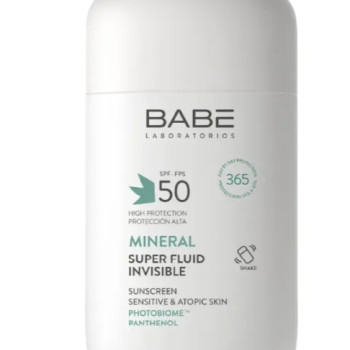 Сонцезахисний мінеральний флюїд з фізичними фільтрами spf 50