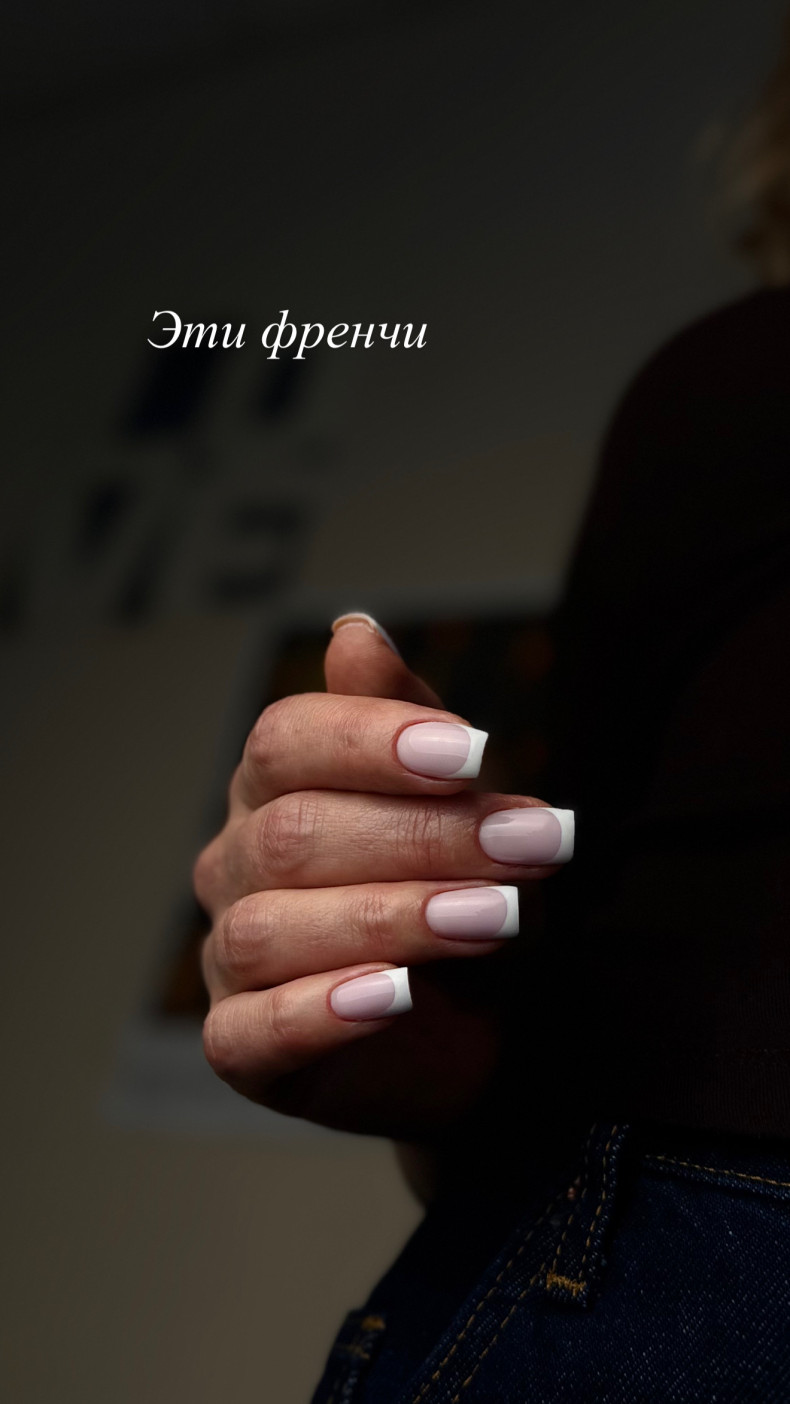 Французький манікюр весільний френч, фото - Майстер манікюру Ліза Шинкаренко