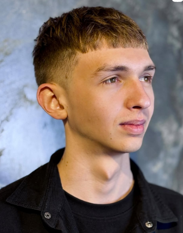 Мужская стрижка кроп фейд, фото - Барбершоп ICON BARBERS