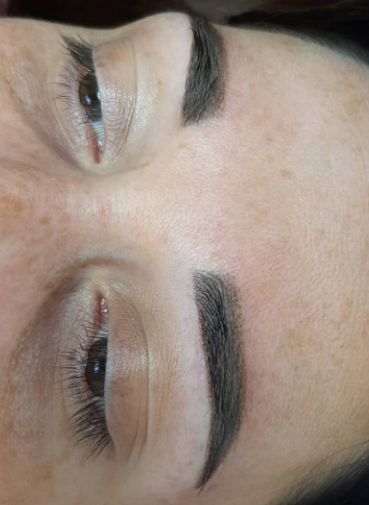 Пудрові брови перманент брів татуаж, фото - Майстер татуажу Євгенія Бєлік
