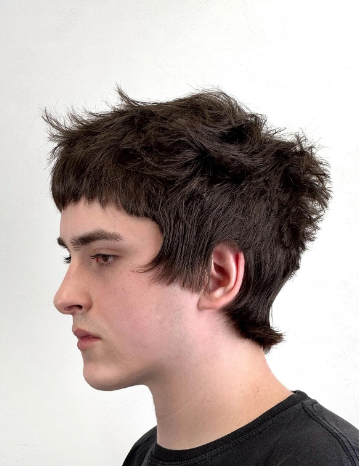 Мужская стрижка на короткие волосы модная, фото - Барбершоп Cultura Barbershop