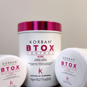 KORBAN Btox Control Blond - Ботокс для волос с синим пигментом 100 мл