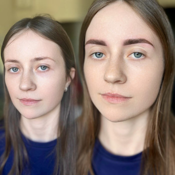 Пудрові брови