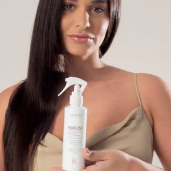 KORBAN Mais Liso Finisher Smooth Effect - Сиворотка для пошкодженого волосся - термозахист