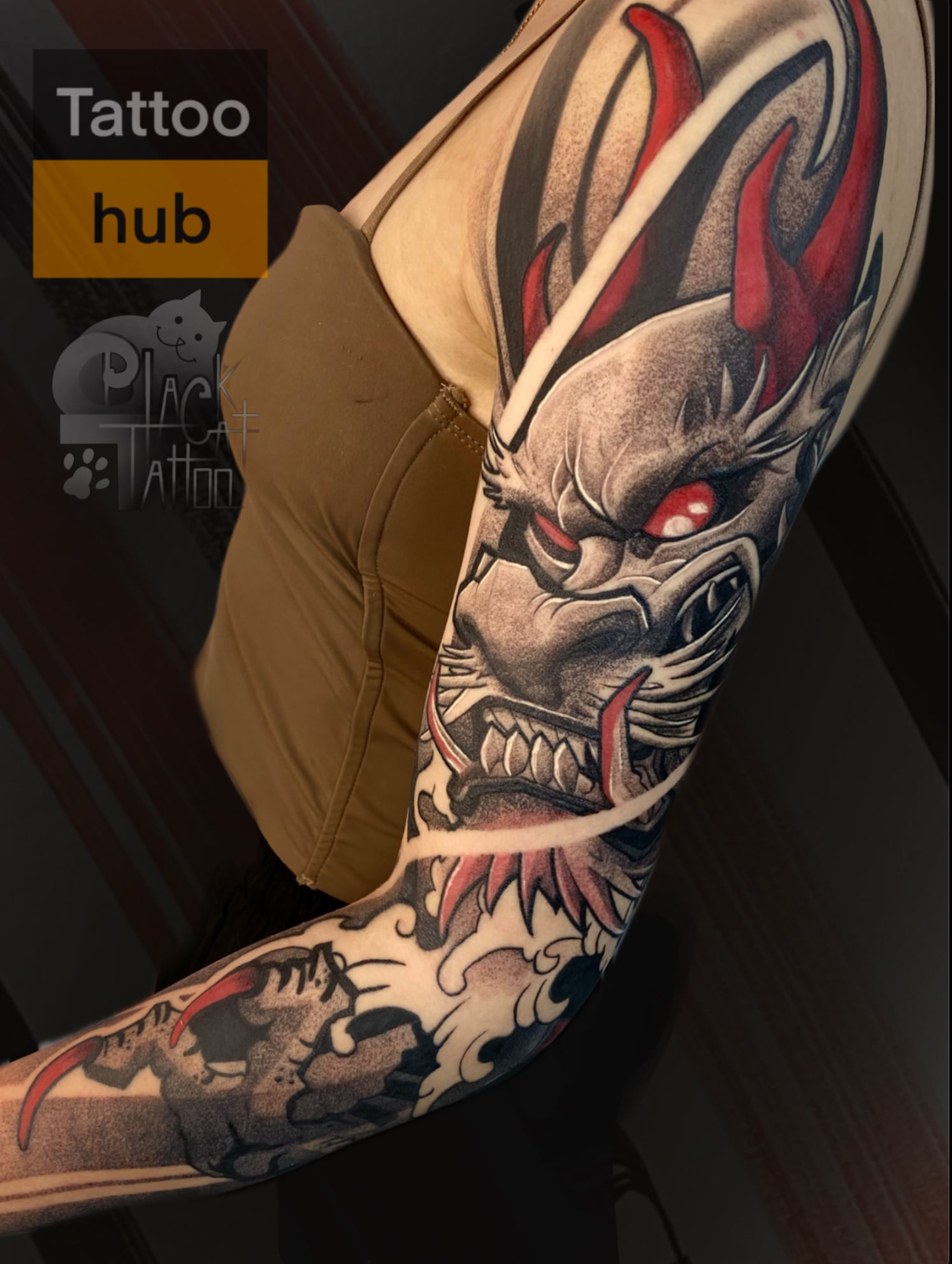 Дракон, фото - Тату салон Tattoo hub