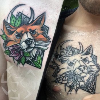 Фото с портфолио Tattoo hub